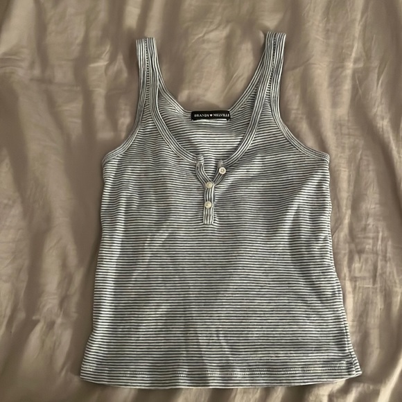 Brandy Melville button tank top